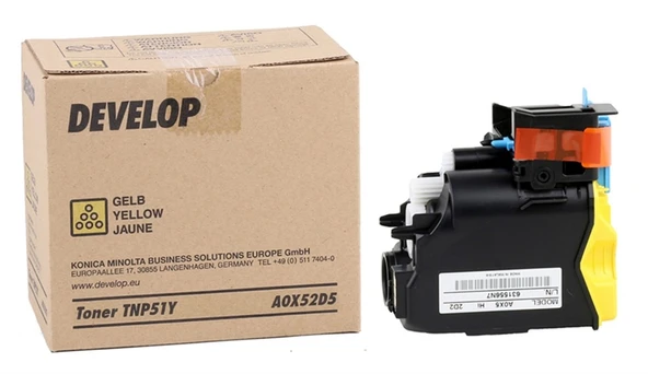 Tonersepeti Develop TNP-51  Sarı Toner A0X52D5 ürün görseli 1