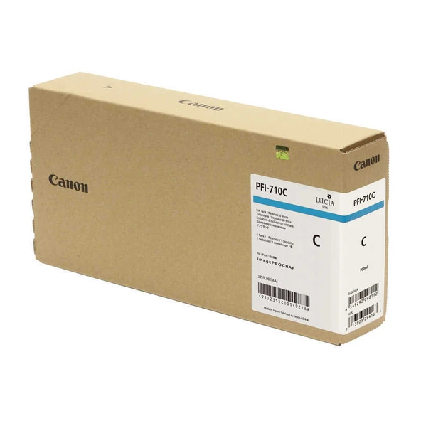 Tonersepeti Canon PFI-710C Mavi  Kartuş ürün görseli 1