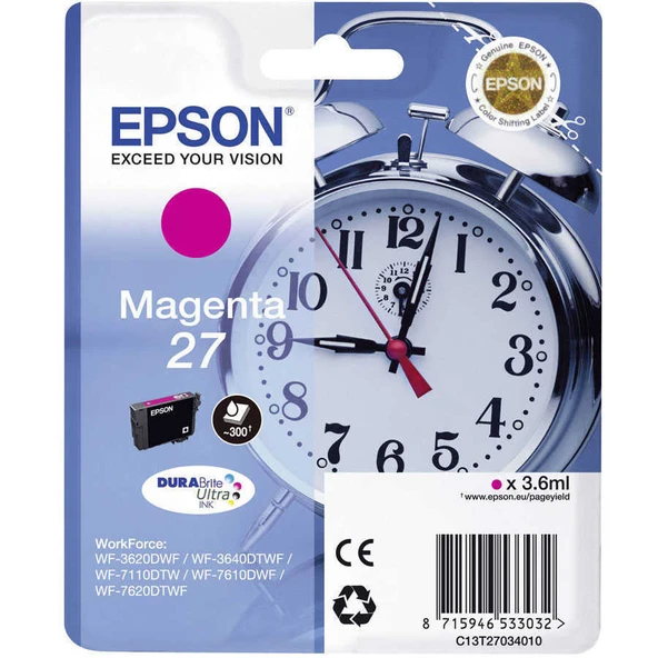 Tonersepeti Epson 27 T2703 Kırmızı  Kartuş ürün görseli 1