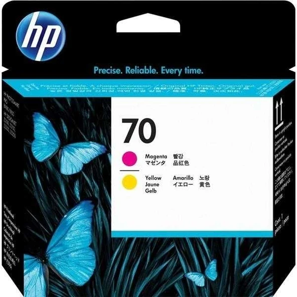 Tonersepeti Hp 70 C9406A  Kırmızı Ve Sarı Baskı Kafası ürün görseli 1