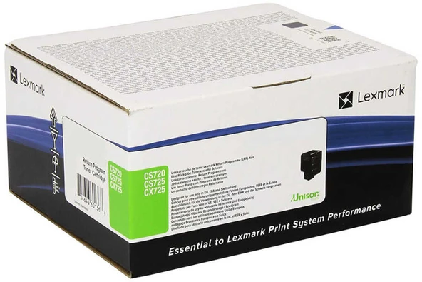 Tonersepeti Lexmark CS720-74C50Y0 Sarı  Toner ürün görseli 1