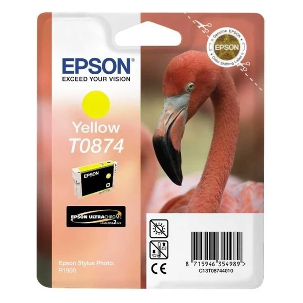 Tonersepeti Epson T0874 C13T08744020  Sarı Kartuş ürün görseli 1