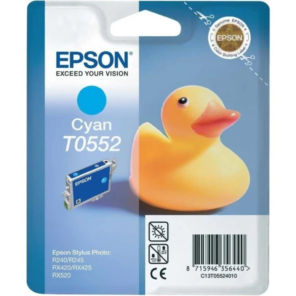 Tonersepeti Epson T0552-C13T05524020  Mavi Kartuş ürün görseli 1