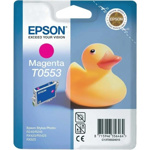 Tonersepeti Epson T0553-C13T05534020  Kırmızı Kartuş ürün görseli 1