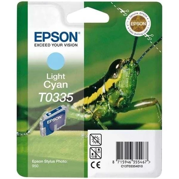Tonersepeti Epson T0335-C13T03354020  Açık Mavi Kartuş ürün görseli 1