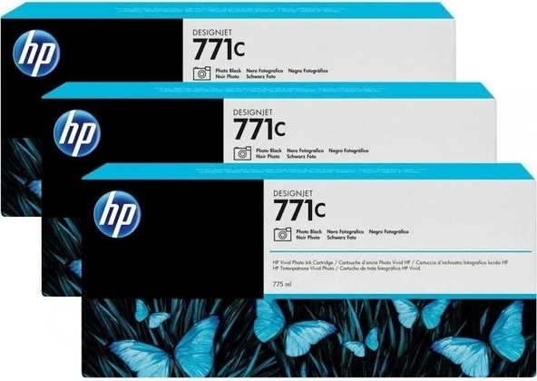 Tonersepeti Hp 771-B6Y37A  Foto Siyah Kartuş 3'Lü Paket ürün görseli 1