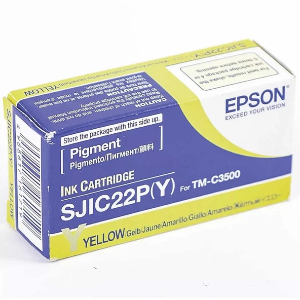 Tonersepeti Epson SJIC22-C33S020604 Sarı  Kartuş ürün görseli 1