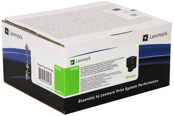 Tonersepeti Lexmark CS725-74C5HC0 Mavi  Toner Extra Yüksek Kapasiteli ürün görseli 1