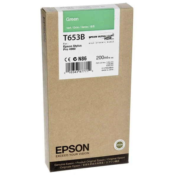 Tonersepeti Epson T653B-C13T653B00  Yeşil Kartuş ürün görseli 1