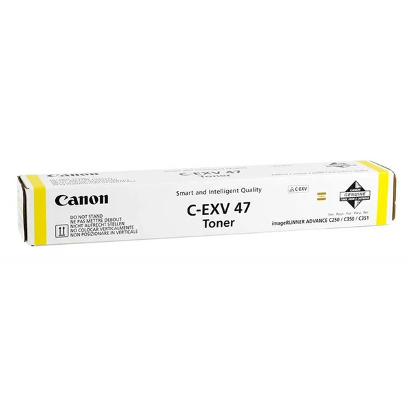 Tonersepeti Canon C-EXV-47/8519B002 Sarı  Fotokopi Toner ürün görseli 1
