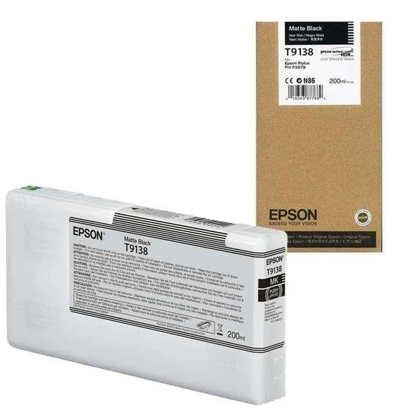 Tonersepeti Epson T9138-C13T913800 Mat Siyah  Kartuş ürün görseli 1