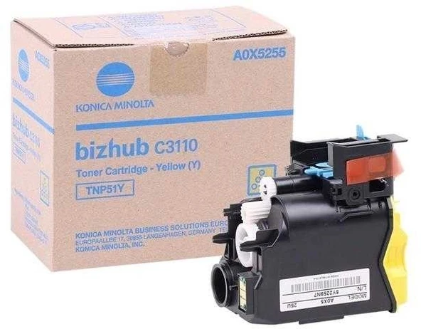 Tonersepeti Konica Minolta TNP-51 Sarı Muadil Toner ürün görseli 1