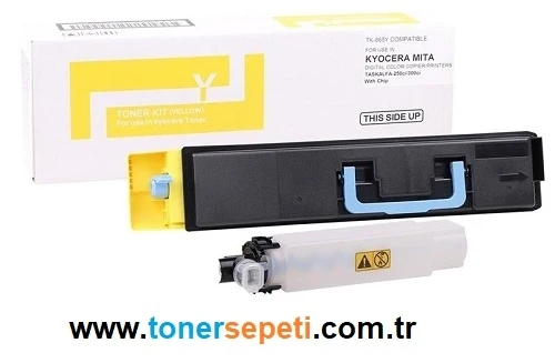 Tonersepeti Kyocera Mita TK-865 Sarı Muadil Fotokopi Toner ürün görseli 1