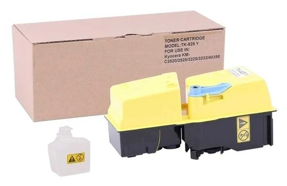 Tonersepeti Kyocera Mita TK-825 Sarı Muadil Toner ürün görseli 1