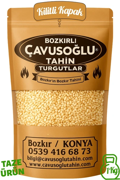 Bozkırlı Çavuşoğlu Beyaz Çiğ Susam 1000g ürün görseli 1