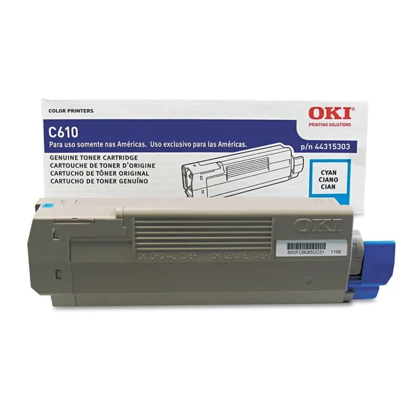 Tonersepeti OKI 44315303 Mavi  Toner C610 ürün görseli 1