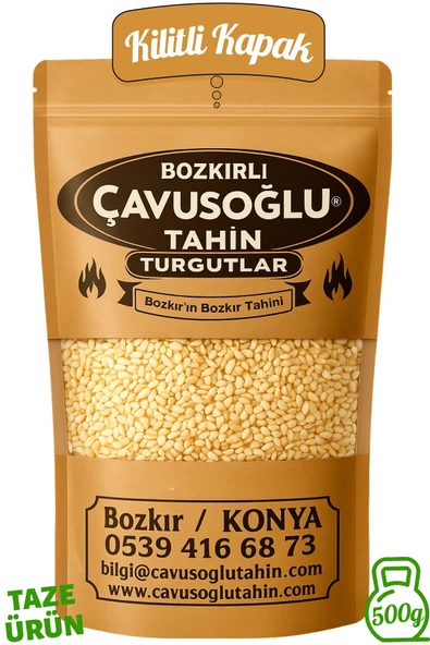 Bozkırlı Çavuşoğlu Beyaz Çiğ Susam 500g ürün görseli 1