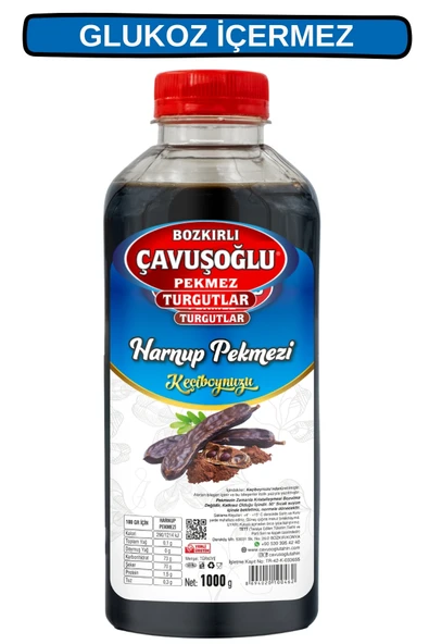 Bozkırlı Çavuşoğlu Keçiboynuzu Harnup Pekmezi 1000g ürün görseli 1