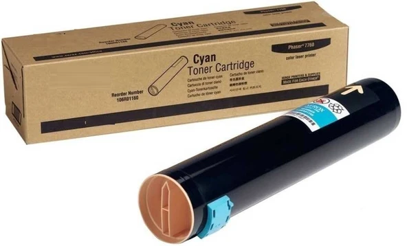 Tonersepeti Xerox Phaser 7760-106R01160 Mavi Muadil Toner ürün görseli 1