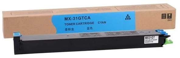 Tonersepeti Sharp MX-31GTCA Mavi Muadil Fotokopi Toner ürün görseli 1