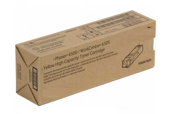 Tonersepeti Xerox Phaser 6500-106R01603 Sarı Muadil Toner ürün görseli 1