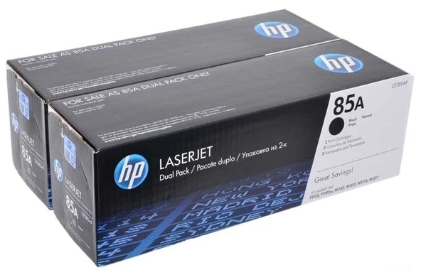 Tonersepeti Hp 85A-CE285AF  Toner 2'li Avantaj Paket ürün görseli 1