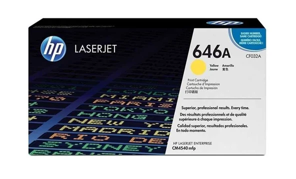 Tonersepeti Hp 646A-CF032A Sarı  Toner ürün görseli 1