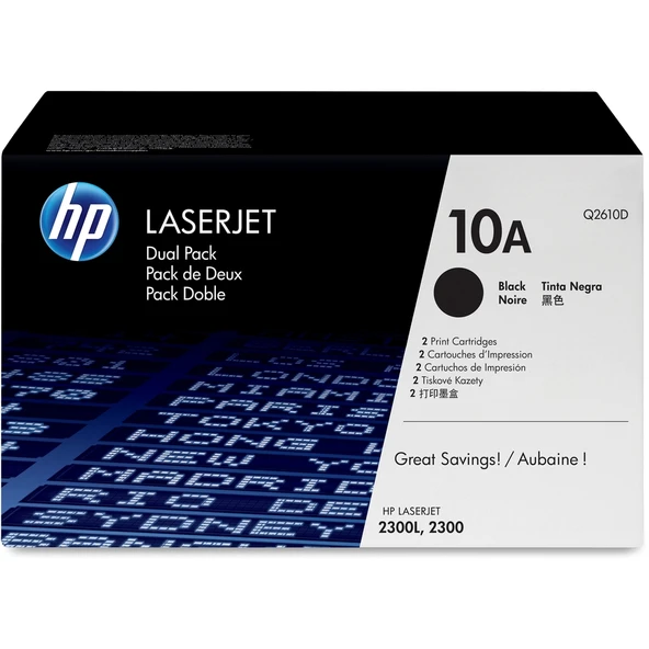 Tonersepeti Hp 10A-Q2610D  Toner 2'li Paket ürün görseli 1