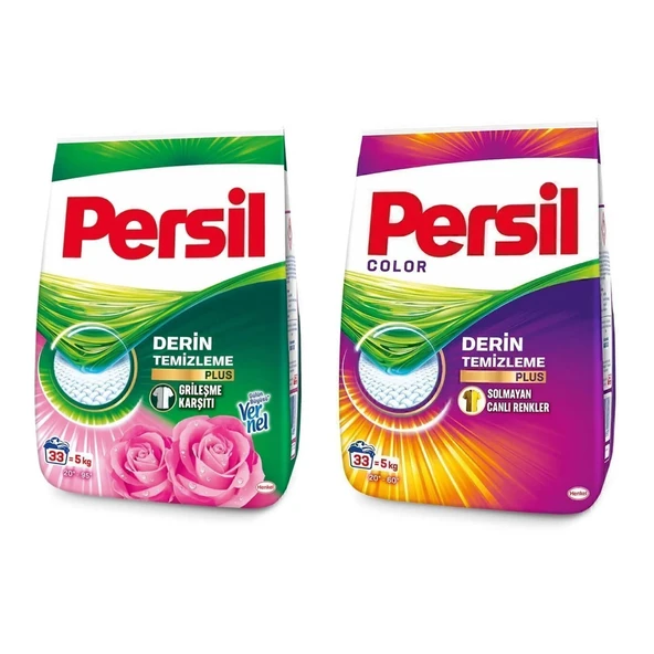 Persil Gülün Büyüsü + Color 5 kg 2 li Paket ürün görseli 1