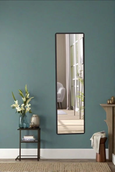OlcayAksesuar Dikey 120X43 cm Hol Konsol Dresuar  Antre Koridor Aynası Salon Banyo WC Aynası ürün görseli 1