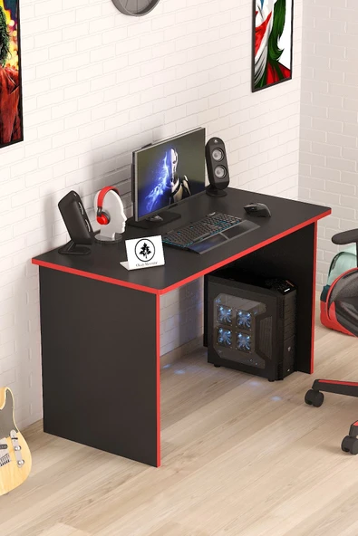 OlcayAksesuar Düz Oyuncu Masası Gamer Masası 120x60 cm ürün görseli 1