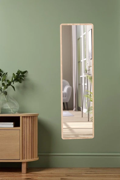 OlcayAksesuar Dikey 150X43 cm Hol Konsol Dresuar  Antre Koridor Aynası Salon Banyo WC Aynası ürün görseli 1