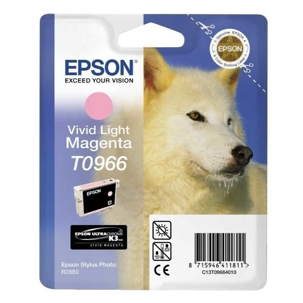 Tonersepeti Epson T0966 C13T09664020  Açık Kırmızı Kartuş ürün görseli 1