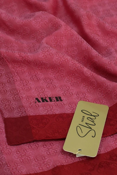 Monogram Jakar Şal - %50 Viskon %50 Polyester - 6060900-03 - Resim 5
