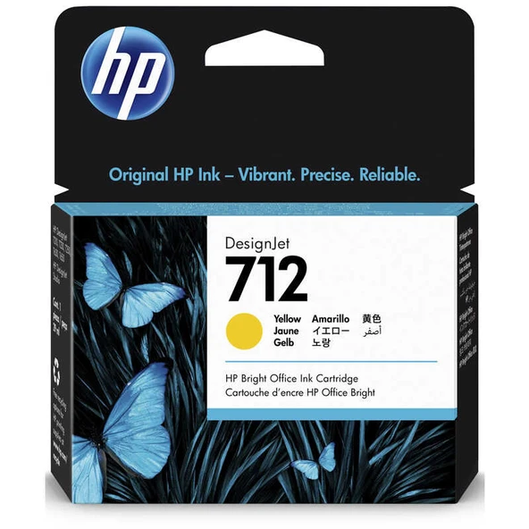 Tonersepeti Hp 712-3ED69A Sarı  Kartuş ürün görseli 1