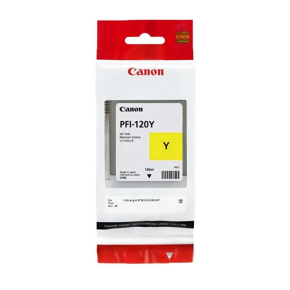Tonersepeti Canon PFI-120Y Sarı  Kartuş - TM-200 TM-205 ürün görseli 1