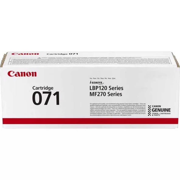 Tonersepeti Canon 071/ CRG-071  Toner Mf270 Serisi/Mf272DW ürün görseli 1