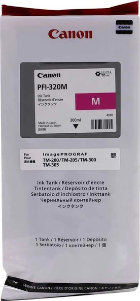 Tonersepeti Canon PFI-320M Kırmızı  Kartuş ürün görseli 1