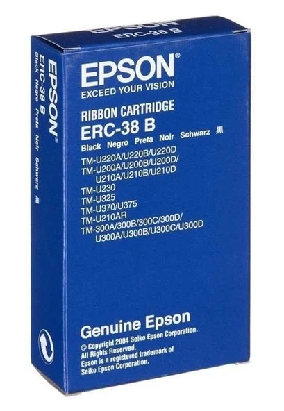 Tonersepeti Epson ERC-38/C43S015374  Siyah Şerit ürün görseli 1
