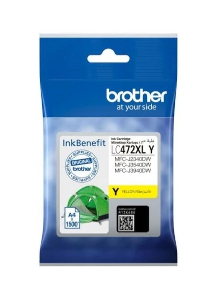 Tonersepeti Brother LC472XLY Orijinal Sarı Kartuş ürün görseli 1