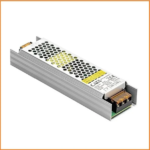 Ct-2560 12,5 Amper Adaptör Klemensli Şerit Led Trafosu 150W Slim Model ürün görseli 1