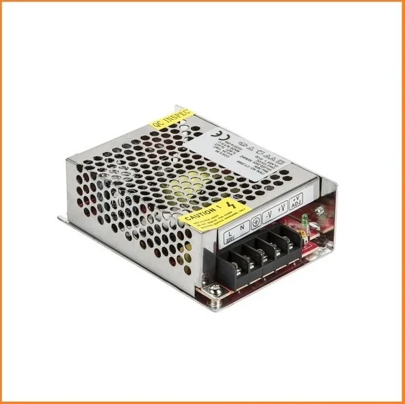 Ct-2559 3 Amper Adaptör Klemensli Şerit Led Trafosu 36W Slim Model ürün görseli 1