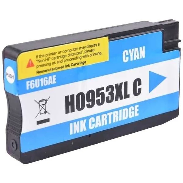 Tonersepeti Hp 953XL-F6U16AE Mavi Geri Dönüşüm Kartuş ürün görseli 1