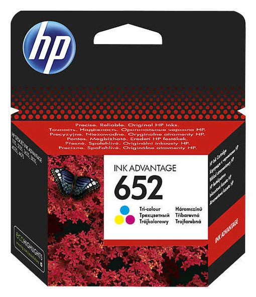 Tonersepeti Hp 652-F6V24AE  Renkli Kartuş ürün görseli 1