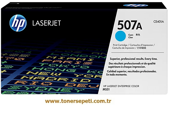 Tonersepeti Hp 507A-CE401A  Mavi Toner ürün görseli 1