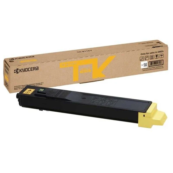 Tonersepeti Kyocera TK-8115 Sarı  Toner 1T02P3ANL0 ürün görseli 1