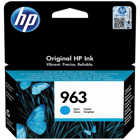 Tonersepeti Hp 963-3JA23AE Mavi  Kartuş ürün görseli 1