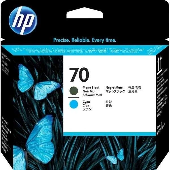Tonersepeti Hp 70-C9404A  Mat Siyah Ve Mavi Baskı Kafası ürün görseli 1