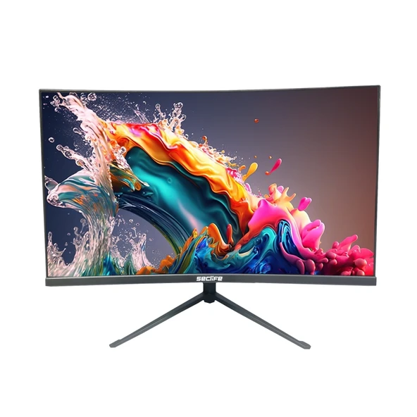 Seclife C24075H2 2 Ms 75Hz Hdmı Vga 1920x1080 Siyah 23.6" Curved Monitör ürün görseli 1