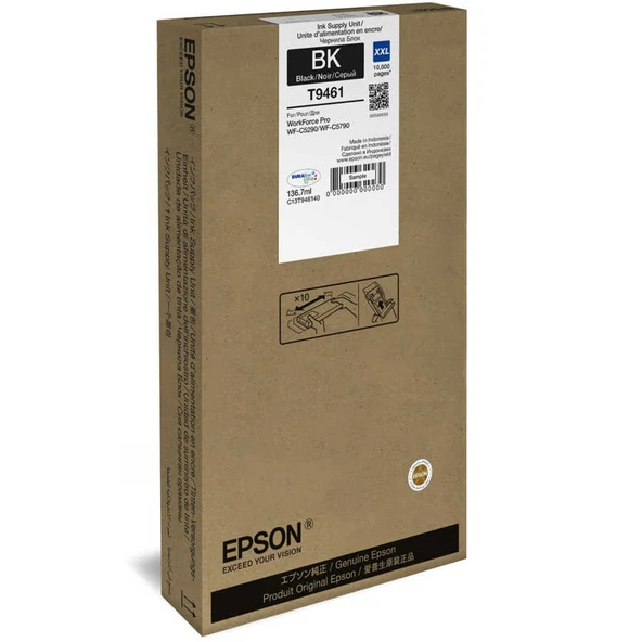 Tonersepeti Epson T9461XXL-C13T946140 Siyah  Kartuş ürün görseli 1